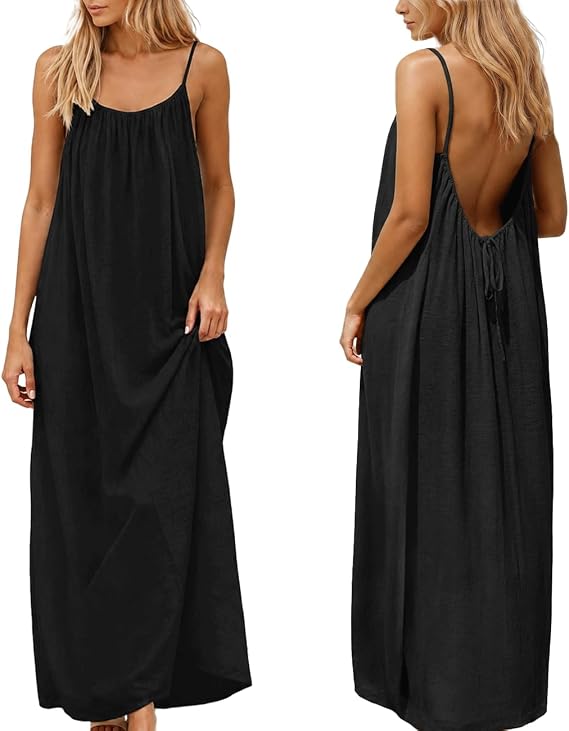 👗Vestido Maxi - Escote la Espalda 💫