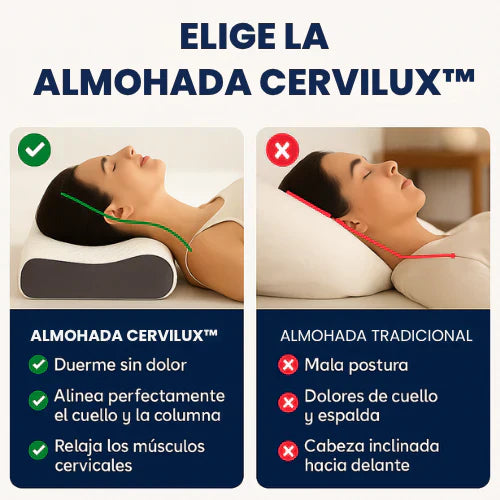 💫 Almohada CerviLux ORTOPÉDICA™ - Redescubre el placer de despertar sin dolores - 🚚FRETE GRATÍS
