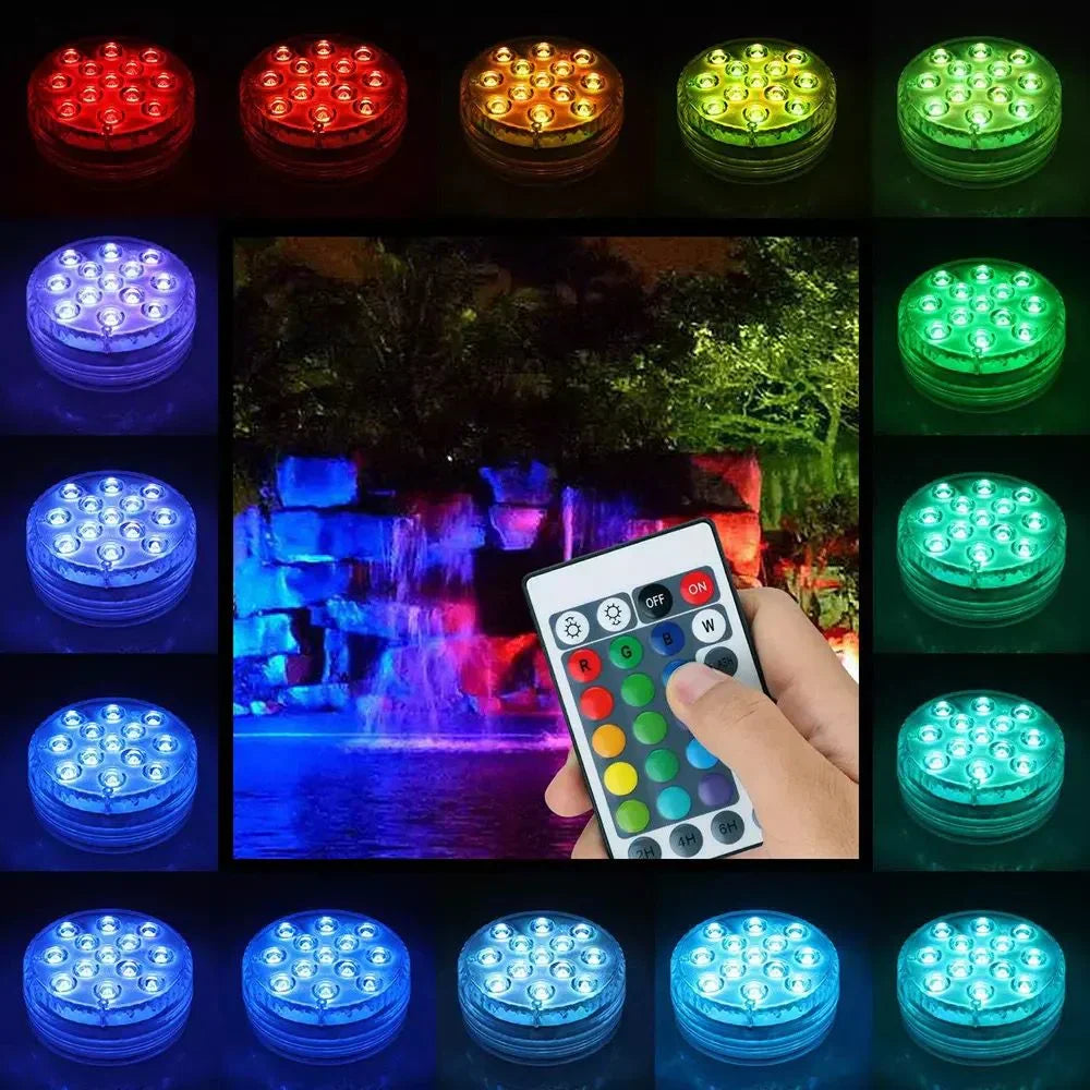 ✨Kit de iluminación para piscinas💦 - Inalámbrico con control remoto✨ - Envío Gratis