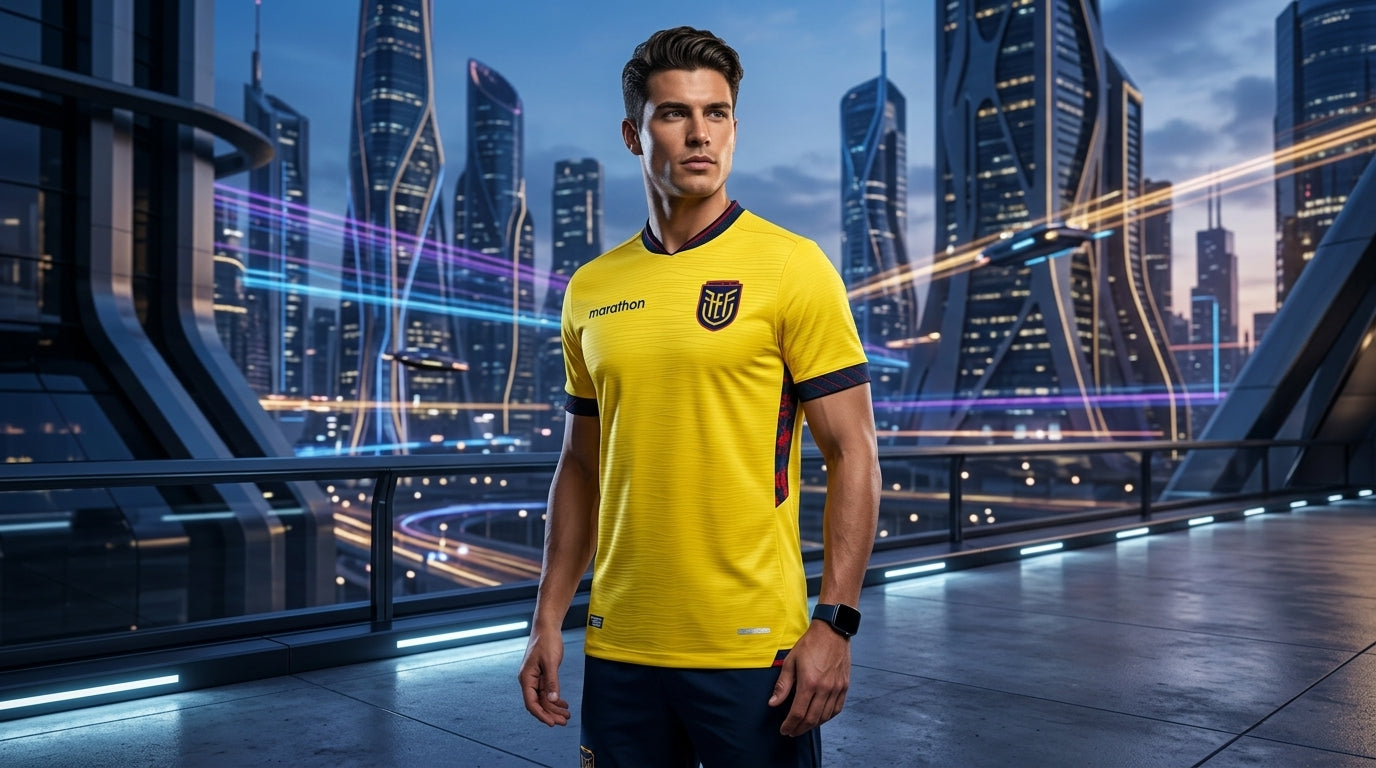CAMISETA DE LA SELECCIÓN ECUADOR FUTBOL -🚚 FRETE GRATÍS