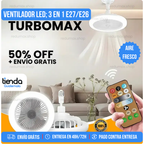 Ventilador Inteligente de LED 2 en 1 TurboMax™ - [SUPER POTENTE]
