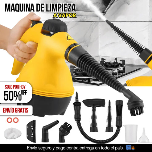 Limpiador a Vapor de Alta Présion - Elimina Grasa y Suciedad en minutos - FRETE GRATÍS