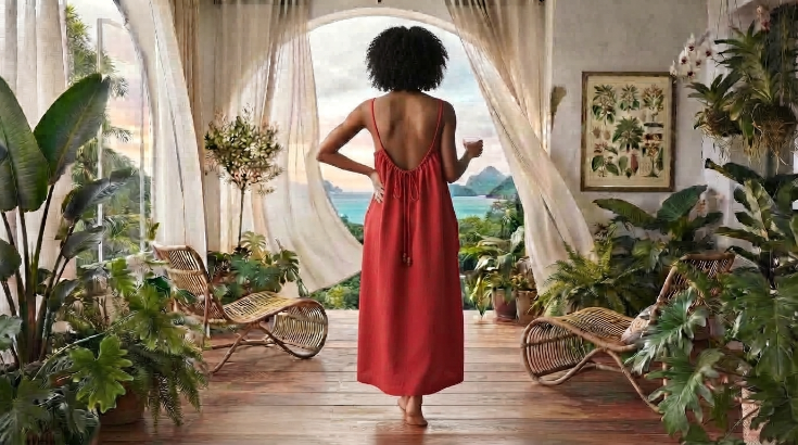 👗Vestido Maxi - Escote la Espalda 💫
