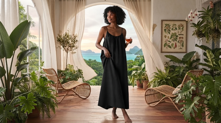 👗Vestido Maxi - Escote la Espalda 💫