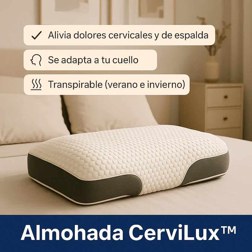 💫 Almohada CerviLux ORTOPÉDICA™ - Redescubre el placer de despertar sin dolores - 🚚FRETE GRATÍS